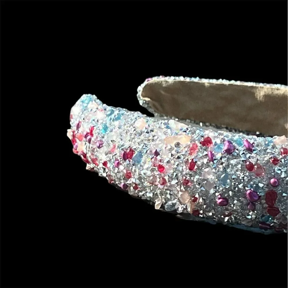 Fashionable Multicolor Rhinestone Decor Headband Hair Accessory for Women